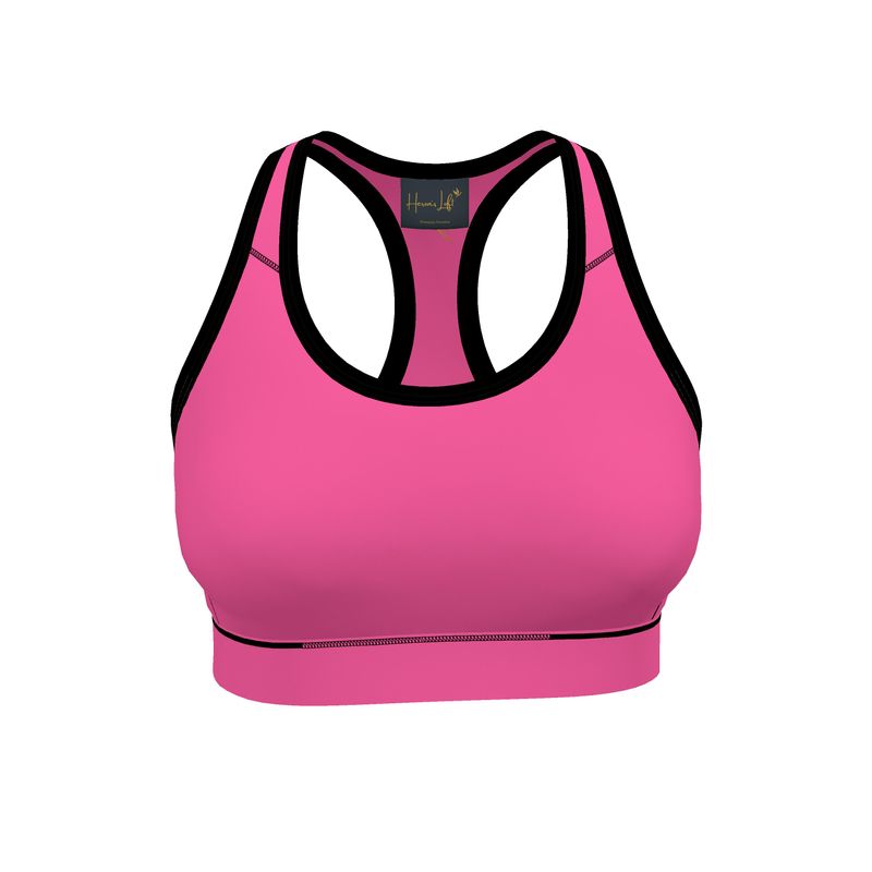 Women's Low Impact Sports Bra — Pineapple Paradise Solid