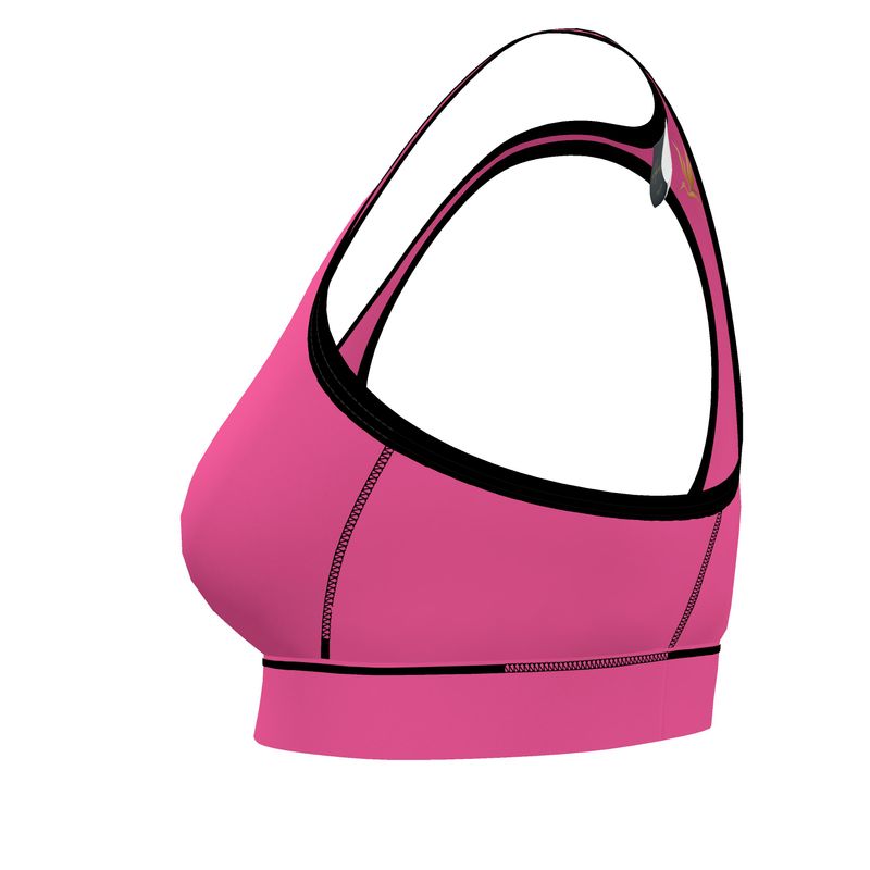 Women's Low Impact Sports Bra — Pineapple Paradise Solid