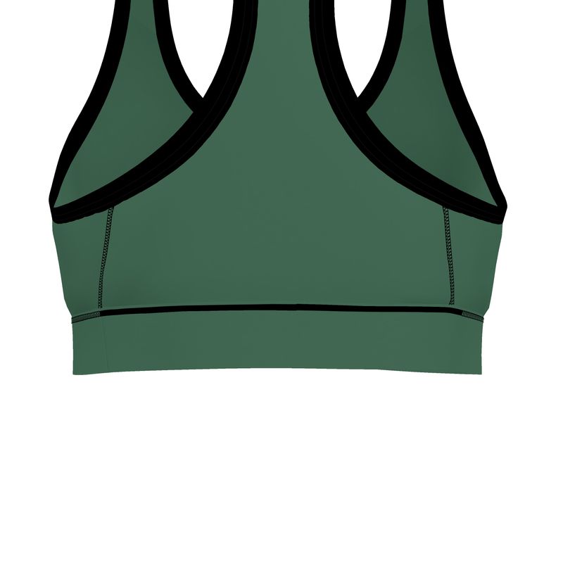 Women's Low Impact Sports Bra — Pineapple Paradise Solid