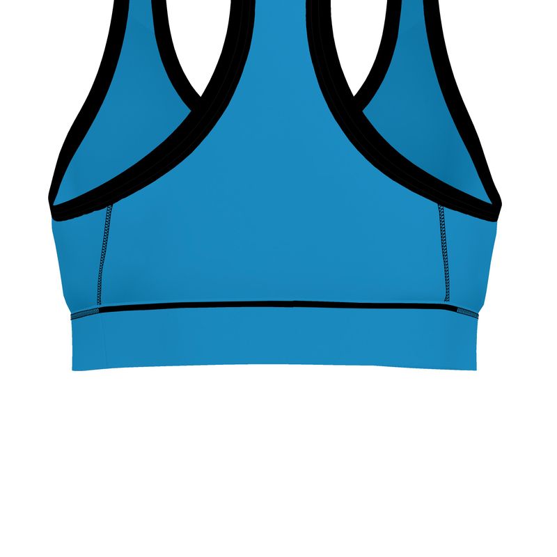 Women's Low Impact Sports Bra — Tropical Macaw Solid