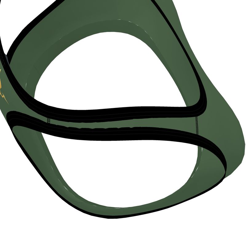 Women's Low Impact Sports Bra — Camo Leaves Solid