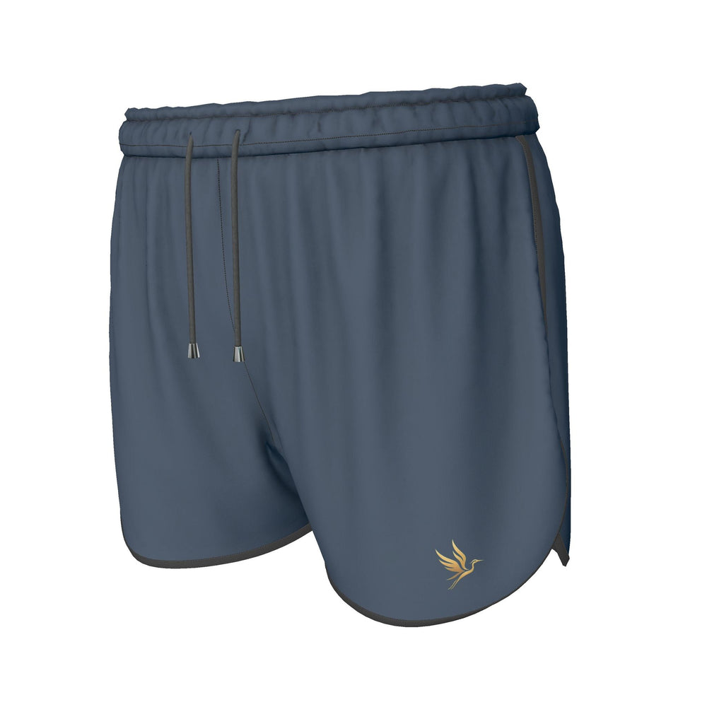 Women's Athletic Shorts — Midnight Monstera — Solid