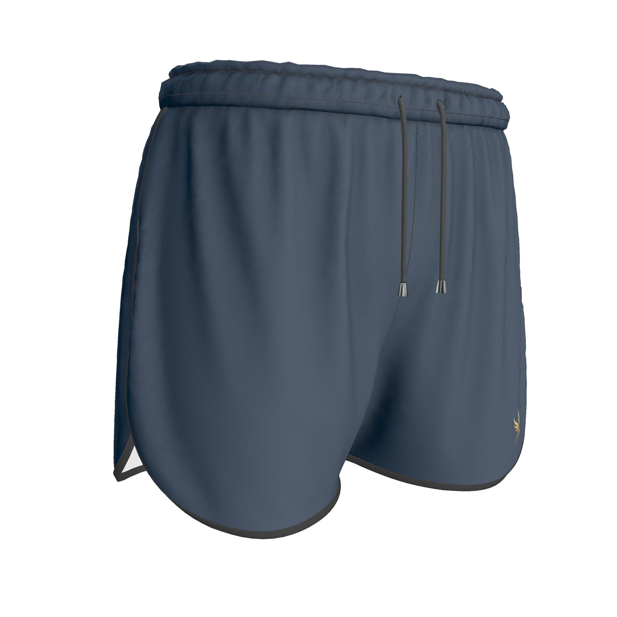 Women's Athletic Shorts — Midnight Monstera — Solid