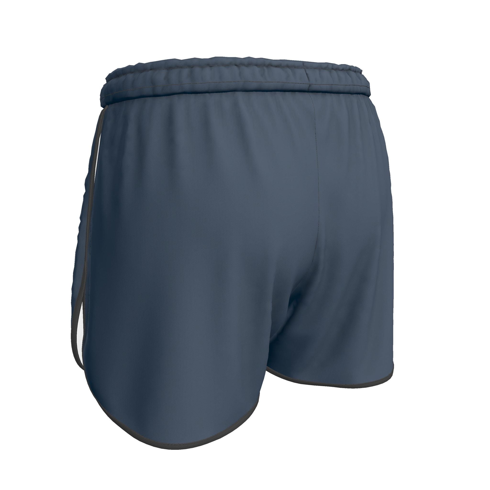 Women's Athletic Shorts — Midnight Monstera — Solid