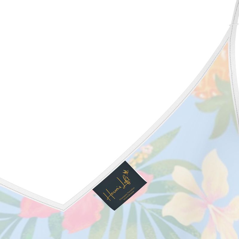 Women’s Silk Evening Slip Dress — Pineapple Paradise Island Breeze