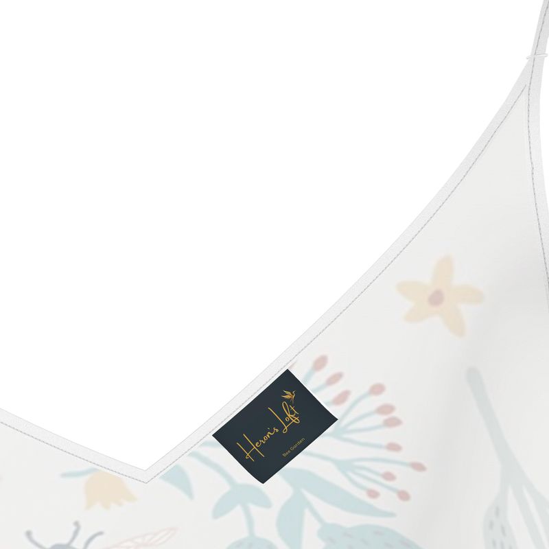 Women’s Silk Evening Slip Dress — Bee Garden