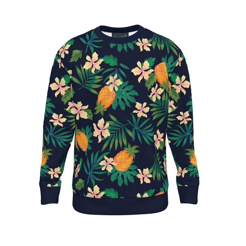 Men's Sweater — Pineapple Paradise Nocturne