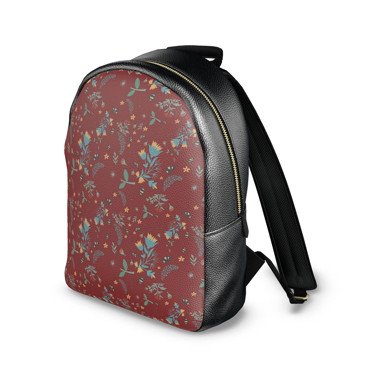 Nappa Leather Backpack — Bee Garden Rustic Bloom