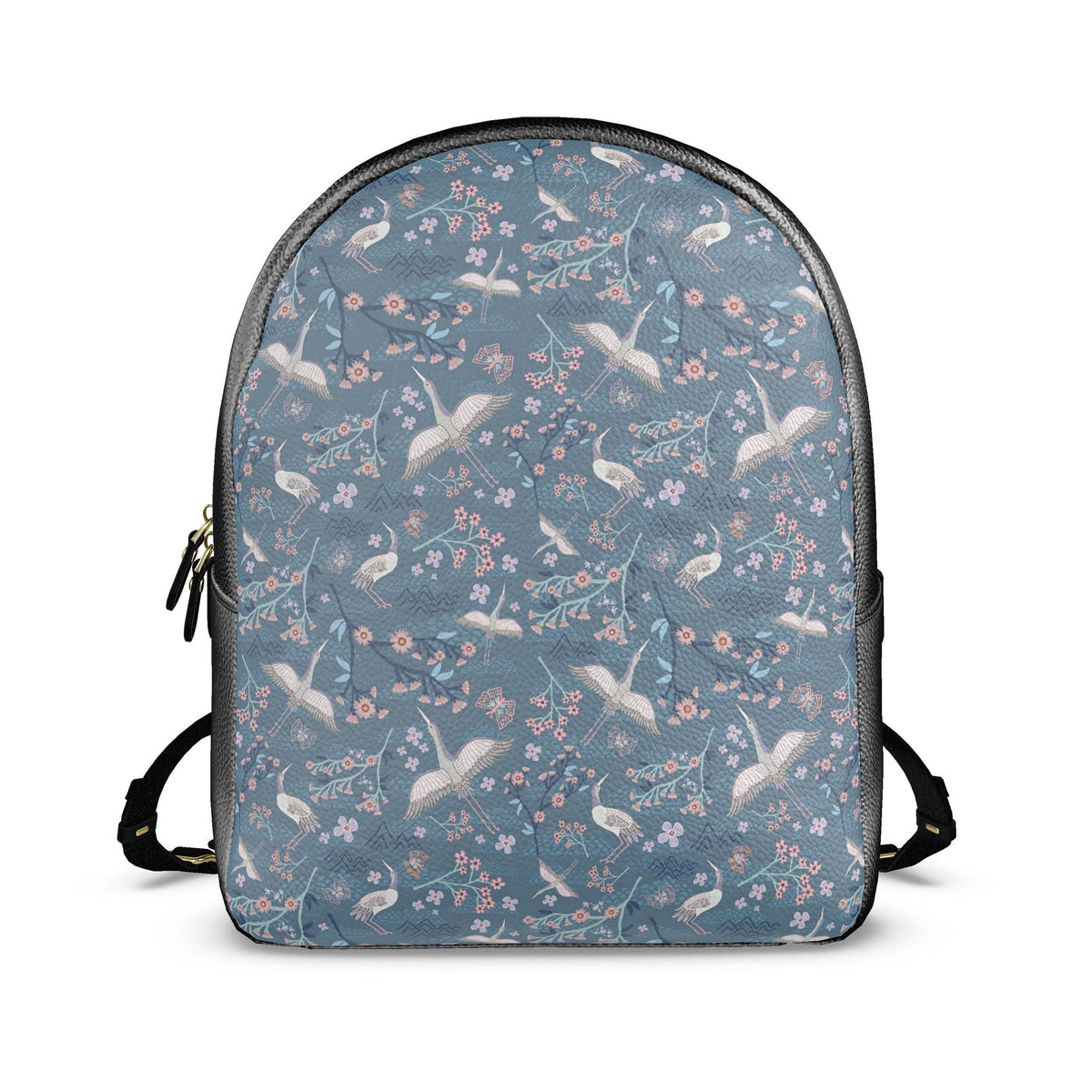 Nappa Leather Backpack — White Crane