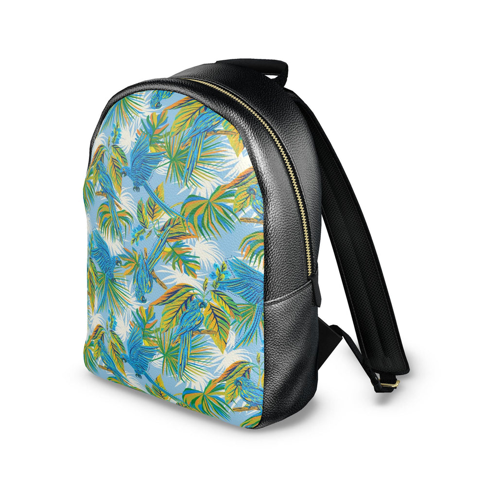 Nappa Leather Backpack — Tropical Macaw