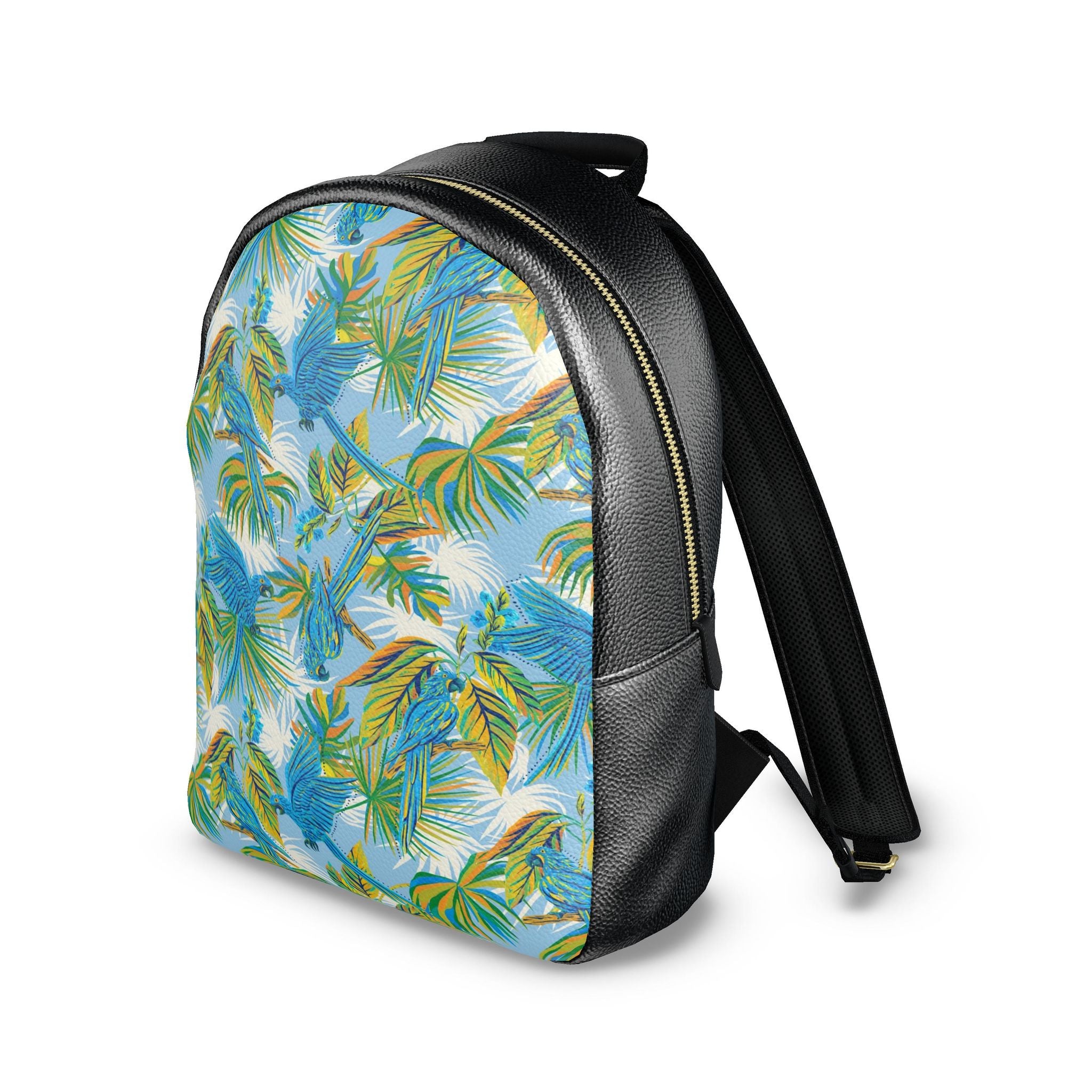 Nappa Leather Backpack — Tropical Macaw