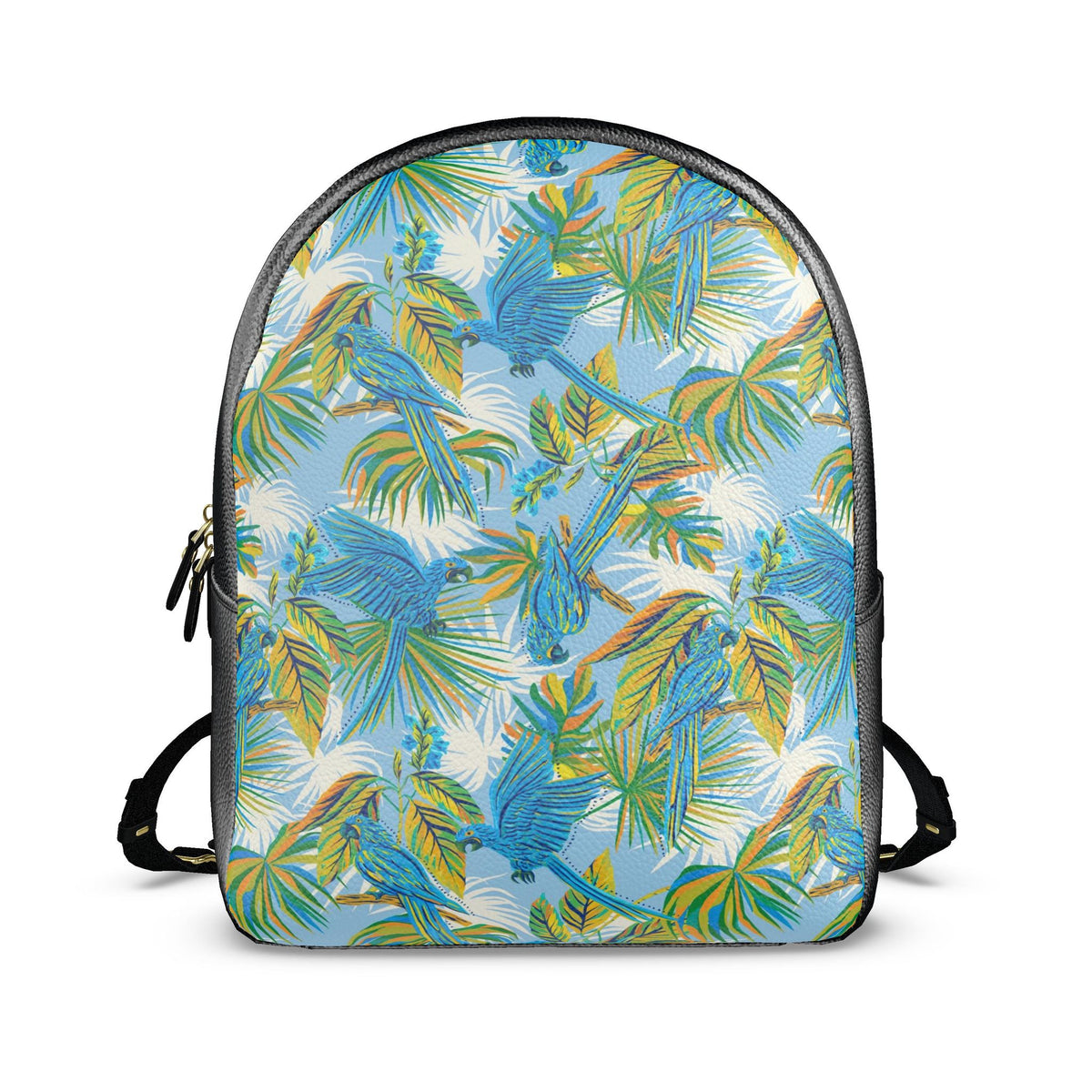 Nappa Leather Backpack — Tropical Macaw