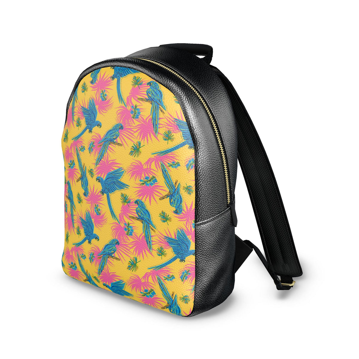Nappa Leather Backpack — Tropical Macaw Sunny Fuchsia