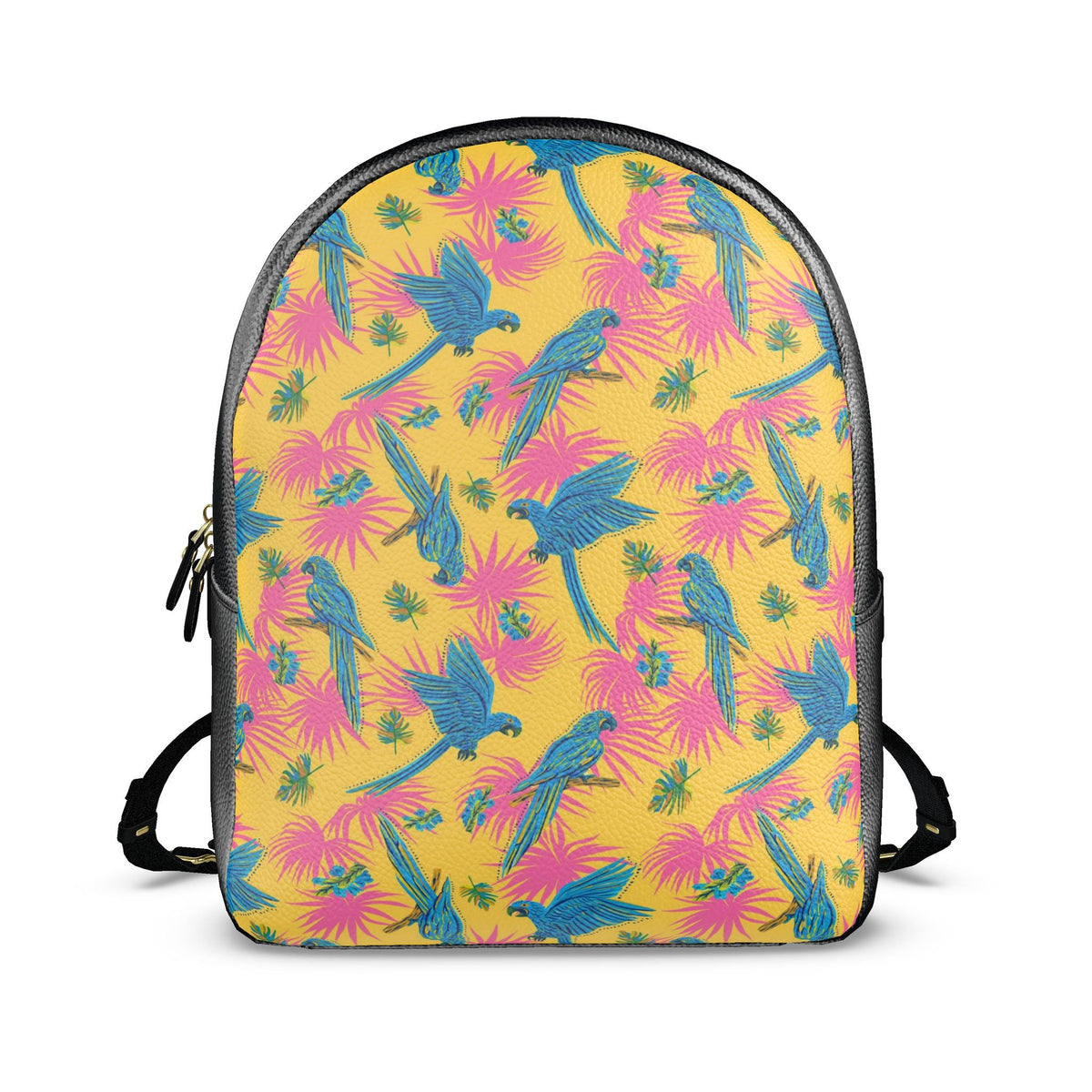 Nappa Leather Backpack — Tropical Macaw Sunny Fuchsia
