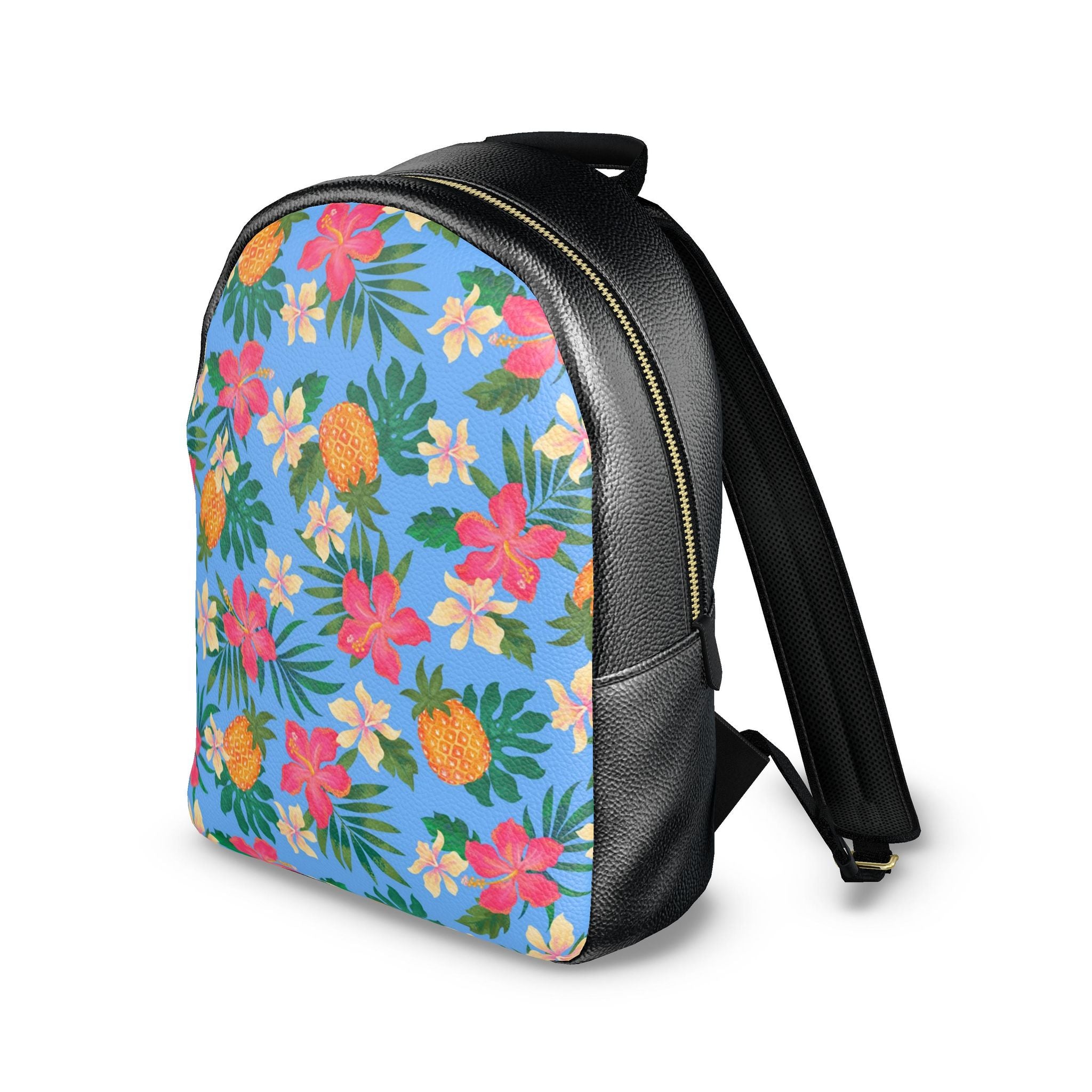 Nappa Leather Backpack — Pineapple Paradise Island Breeze