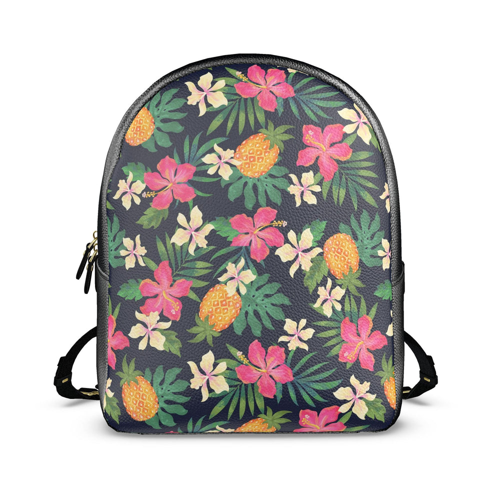 Nappa Leather Backpack — Pineapple Paradise