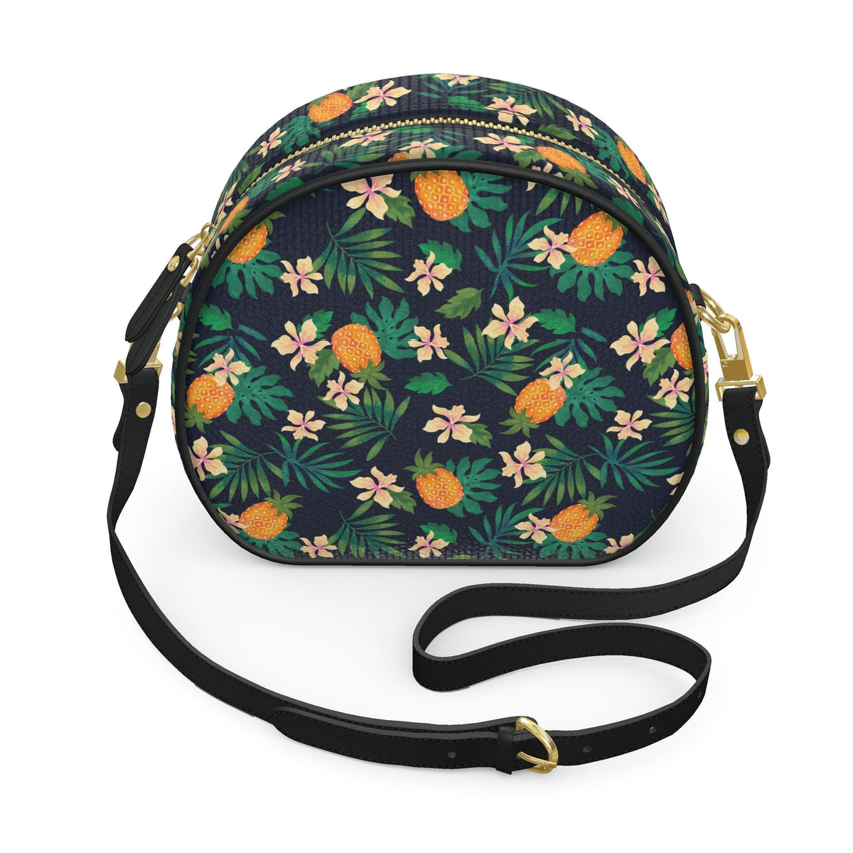 Gumdrop Nappa Leather Bag — Pineapple Paradise Nocturne