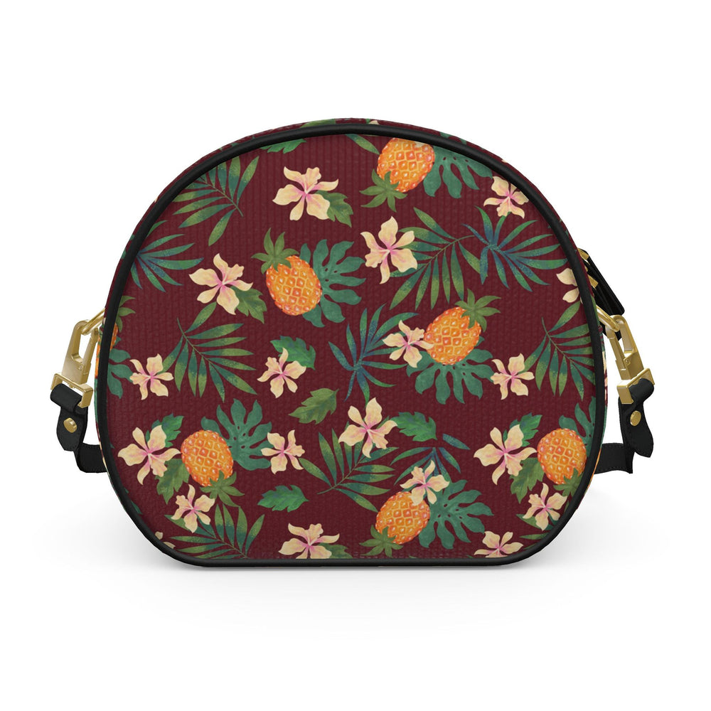 Gumdrop Nappa Leather Bag — Pineapple Paradise Burgundy