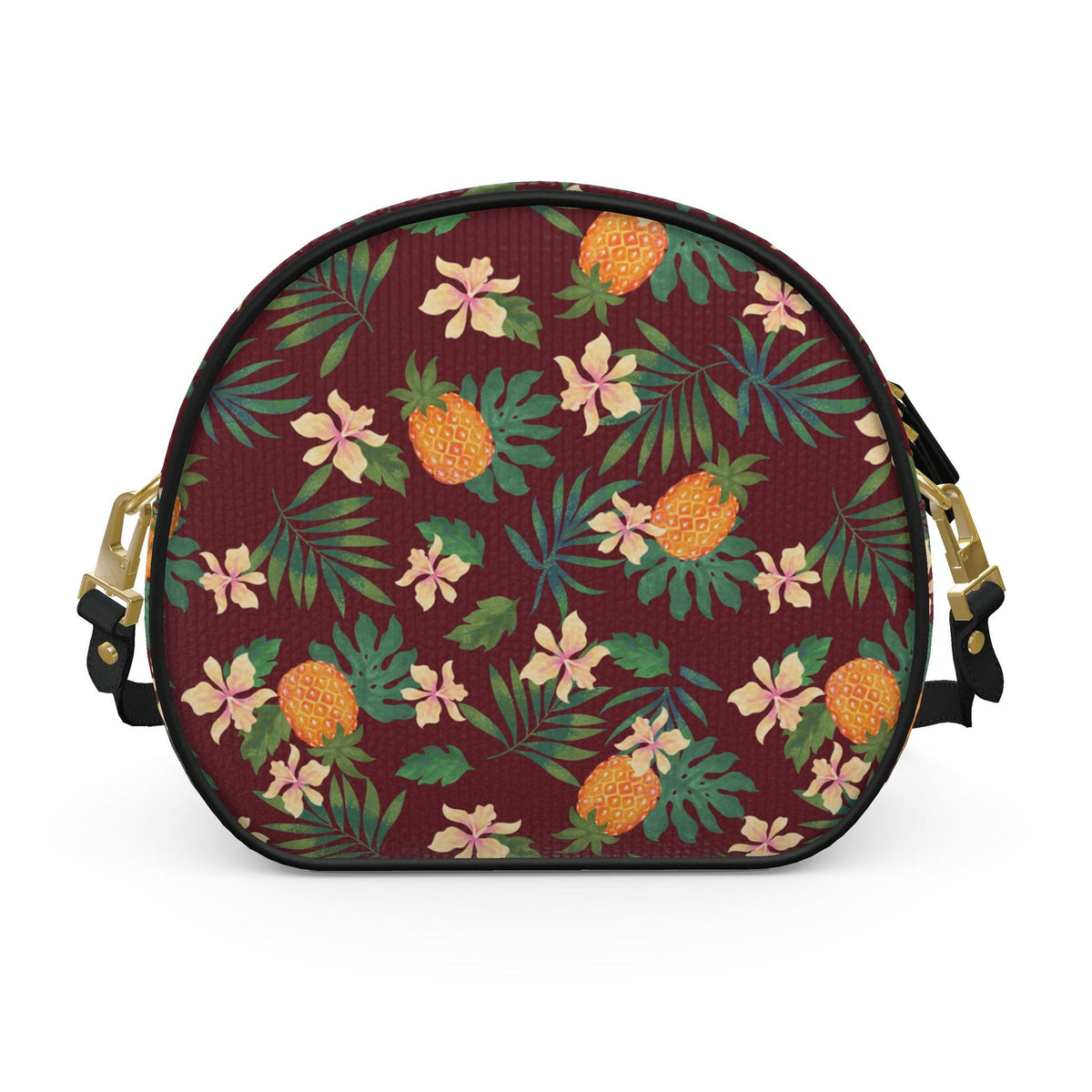 Gumdrop Nappa Leather Bag — Pineapple Paradise Burgundy