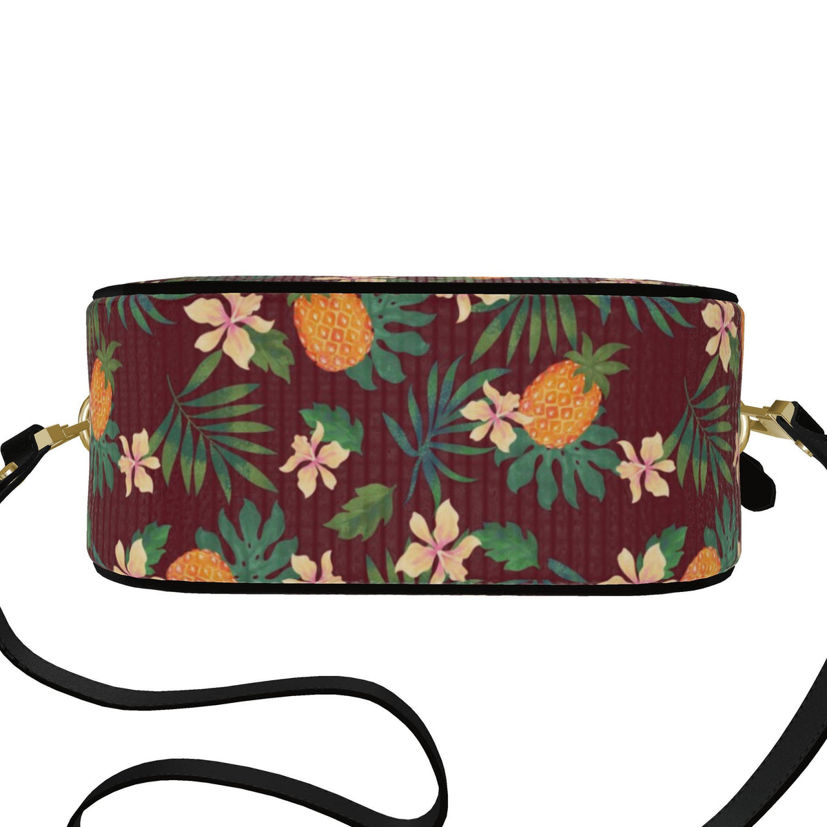 Gumdrop Nappa Leather Bag — Pineapple Paradise Burgundy