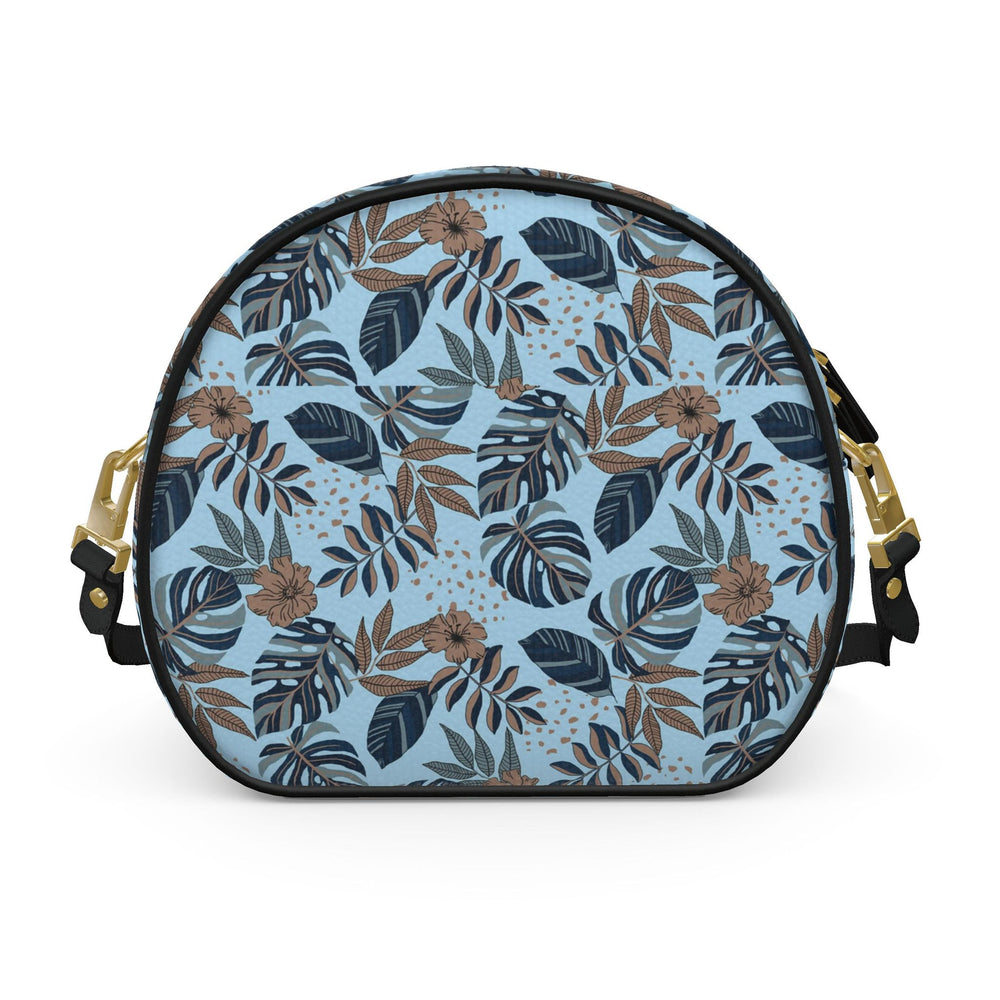 Gumdrop Nappa Leather Bag — Midnight Monstera Bluehaven