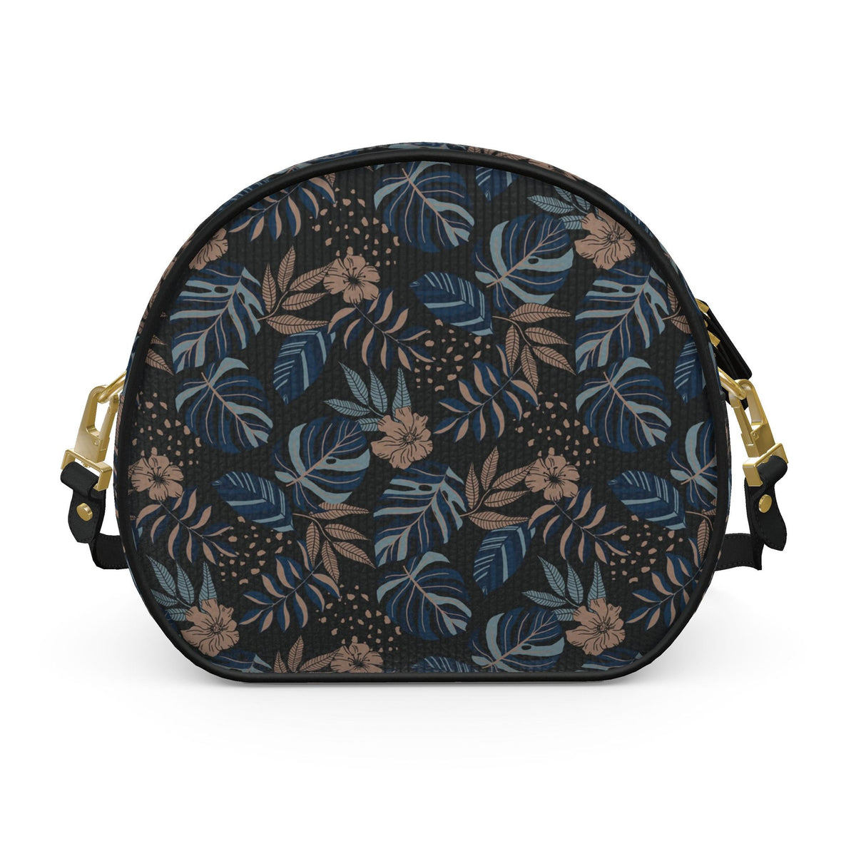Gumdrop Nappa Leather Bag — Midnight Monstera
