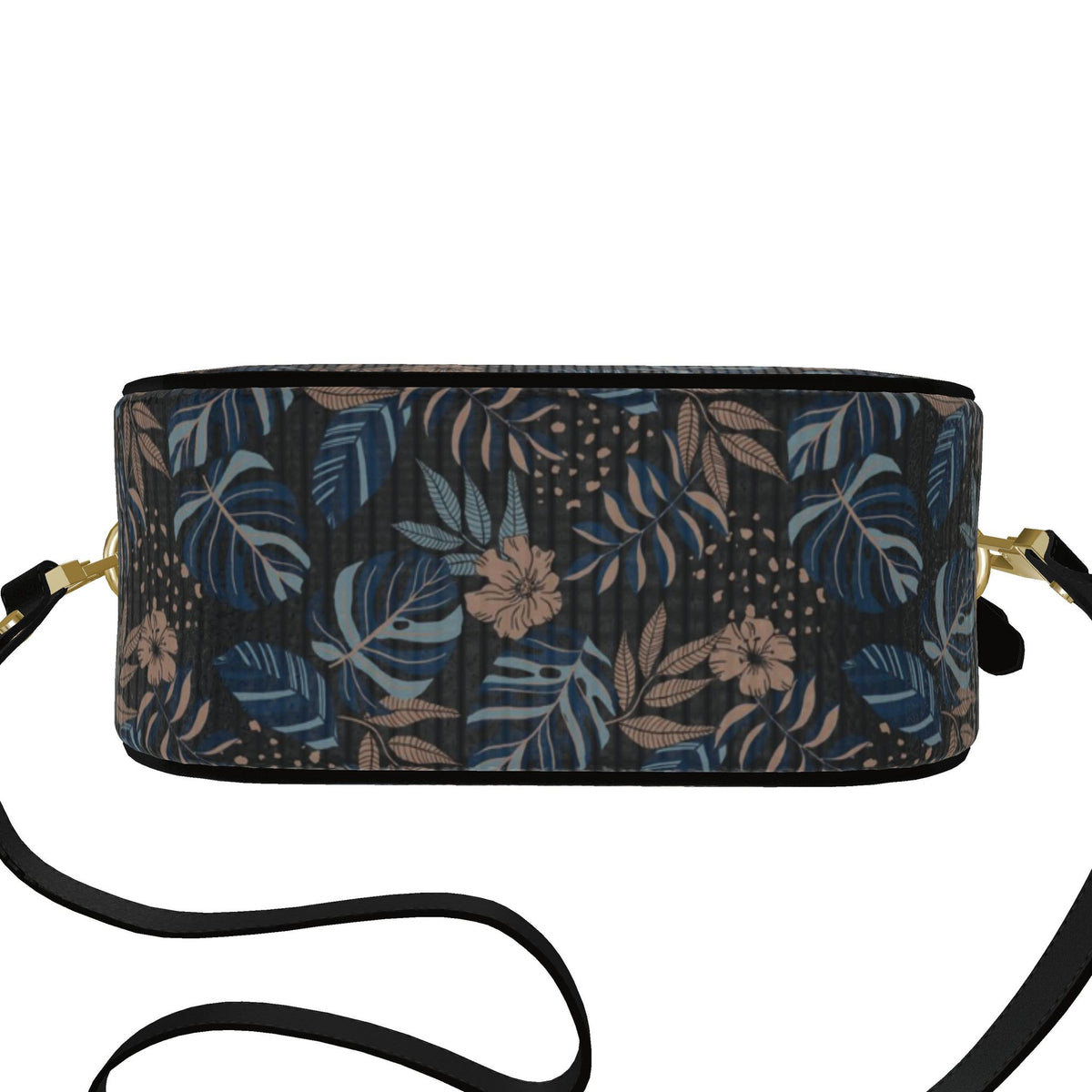 Gumdrop Nappa Leather Bag — Midnight Monstera