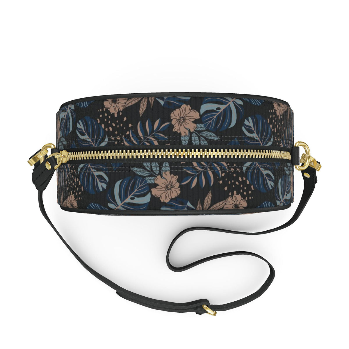 Gumdrop Nappa Leather Bag — Midnight Monstera