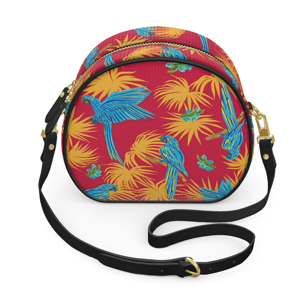 Gumdrop Nappa Leather Bag — Tropical Macaw Samba Red