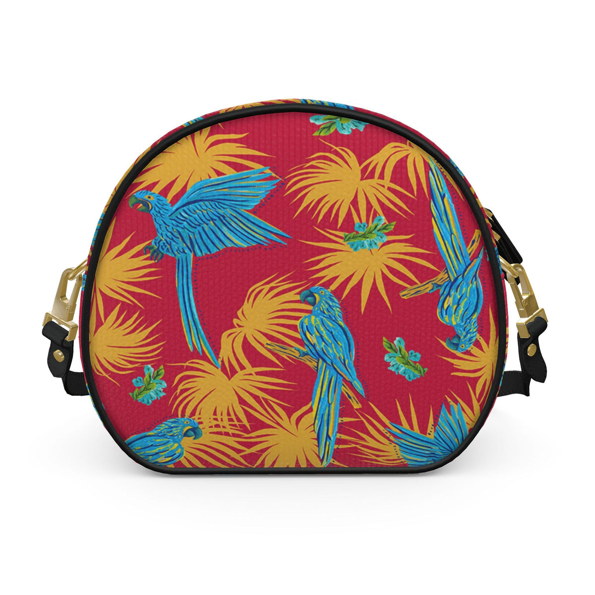 Gumdrop Nappa Leather Bag — Tropical Macaw Samba Red