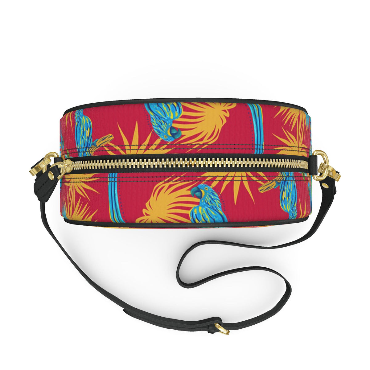 Gumdrop Nappa Leather Bag — Tropical Macaw Samba Red