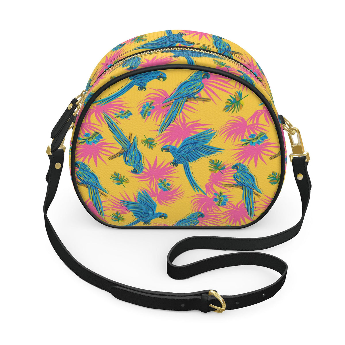 Gumdrop Nappa Leather Bag — Tropical Macaw Sunny Fuchsia