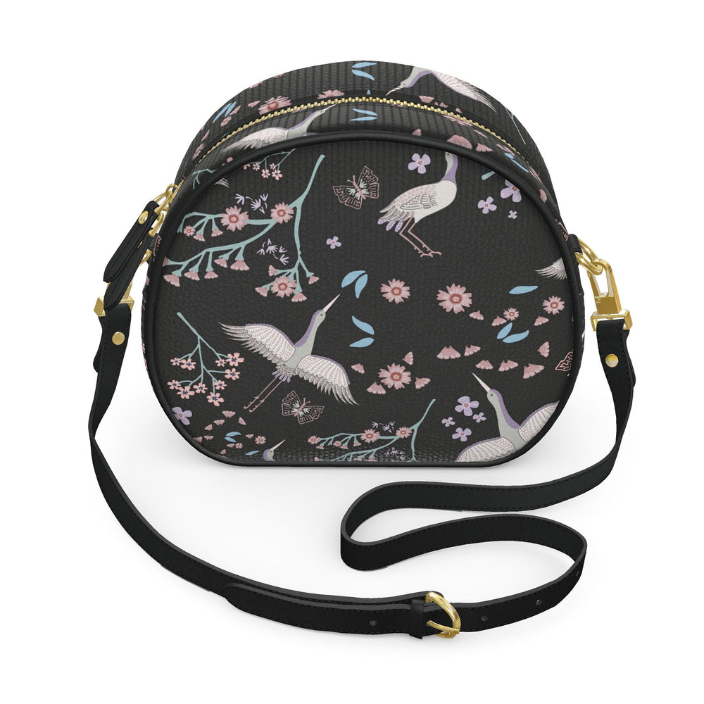 Gumdrop Nappa Leather Bag — White Crane Onyx