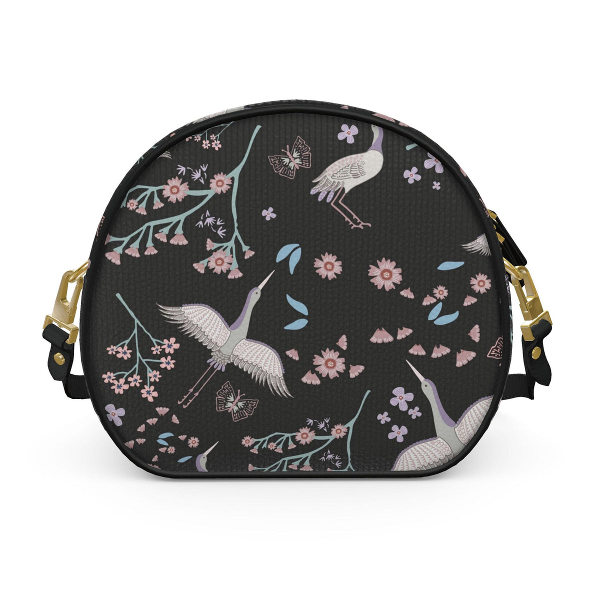 Gumdrop Nappa Leather Bag — White Crane Onyx