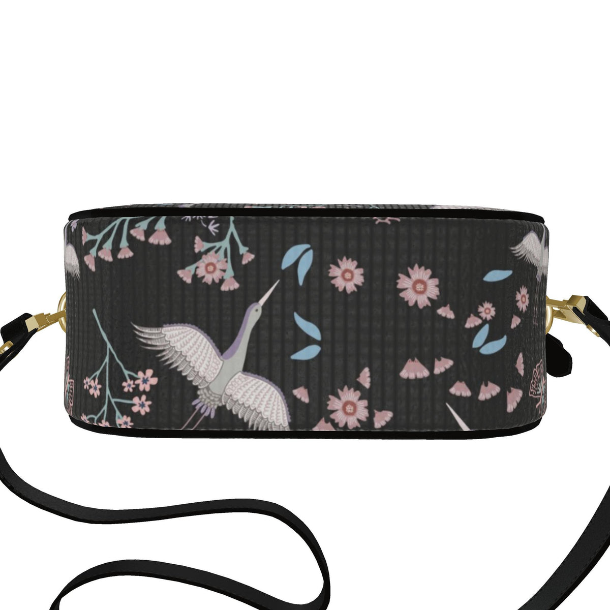 Gumdrop Nappa Leather Bag — White Crane Onyx