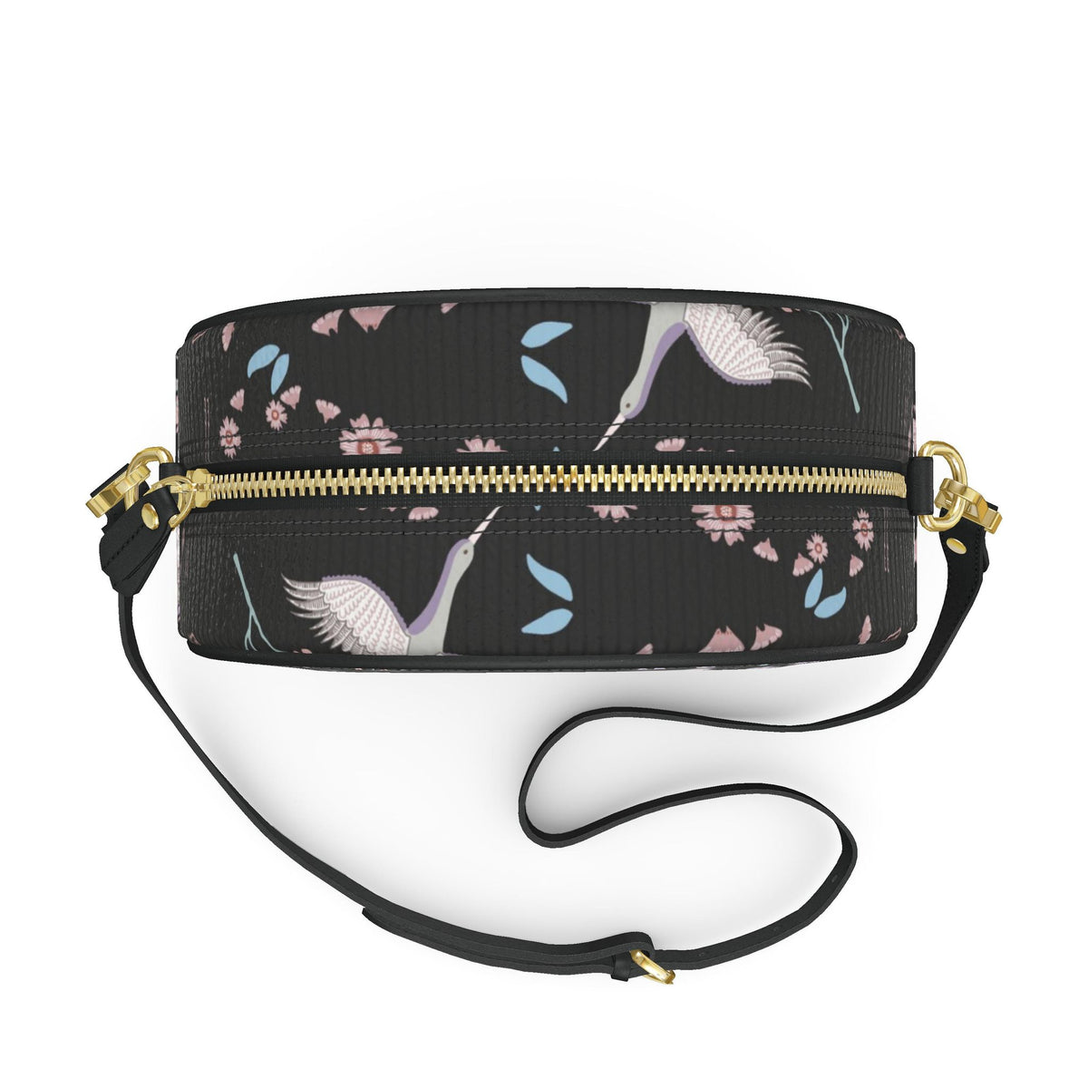 Gumdrop Nappa Leather Bag — White Crane Onyx