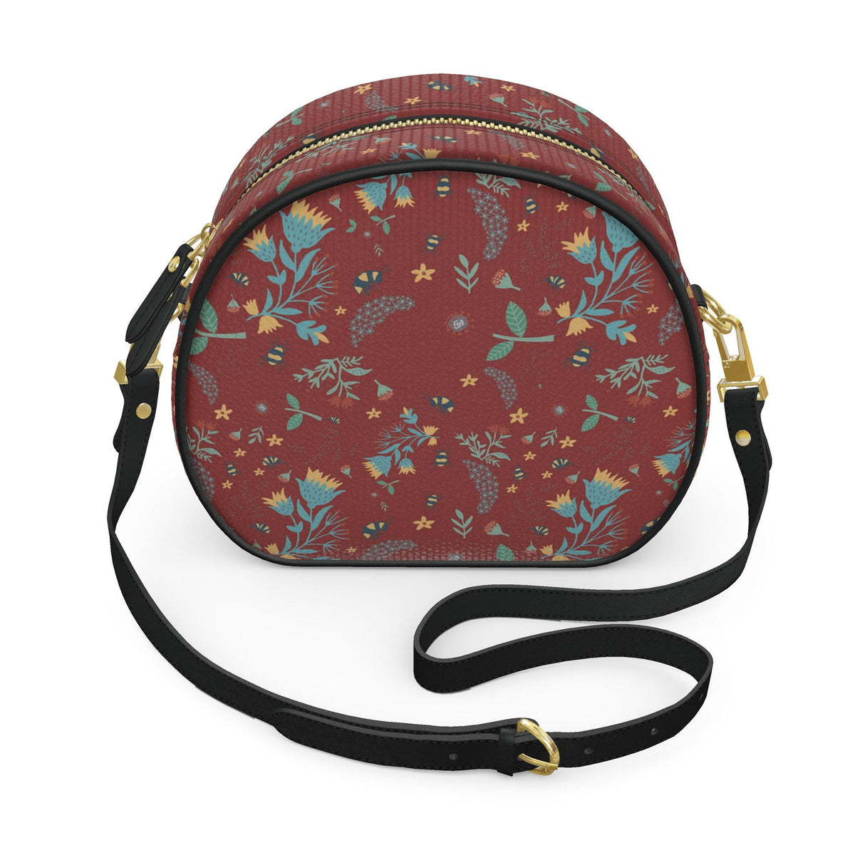 Gumdrop Nappa Leather Bag — Bee Garden Rustic Bloom
