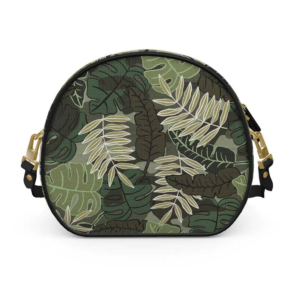 Gumdrop Nappa Leather Bag —  Camo Leaves