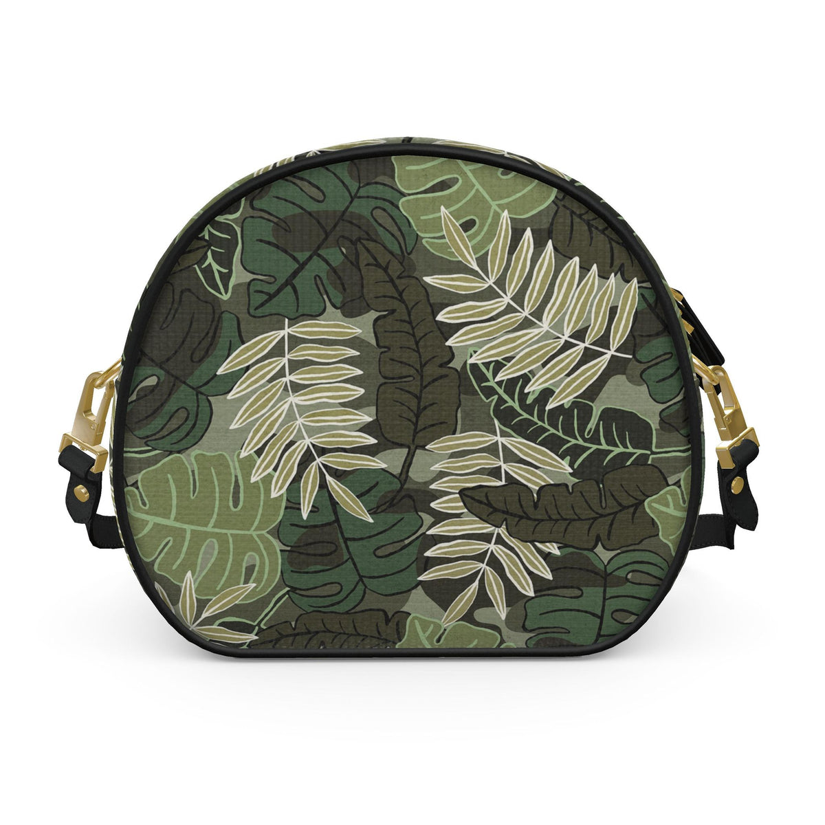 Gumdrop Nappa Leather Bag —  Camo Leaves