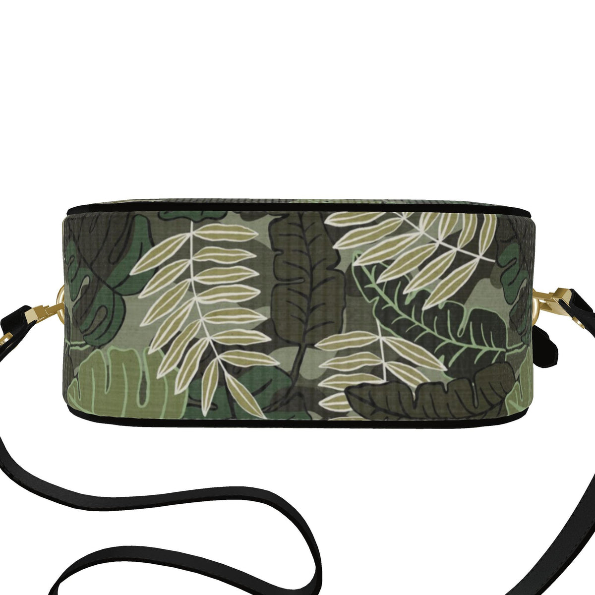 Gumdrop Nappa Leather Bag —  Camo Leaves