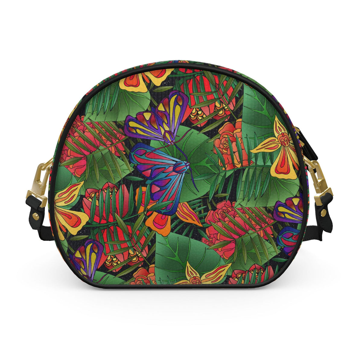 Gumdrop Nappa Leather Bag — Jungle Flower