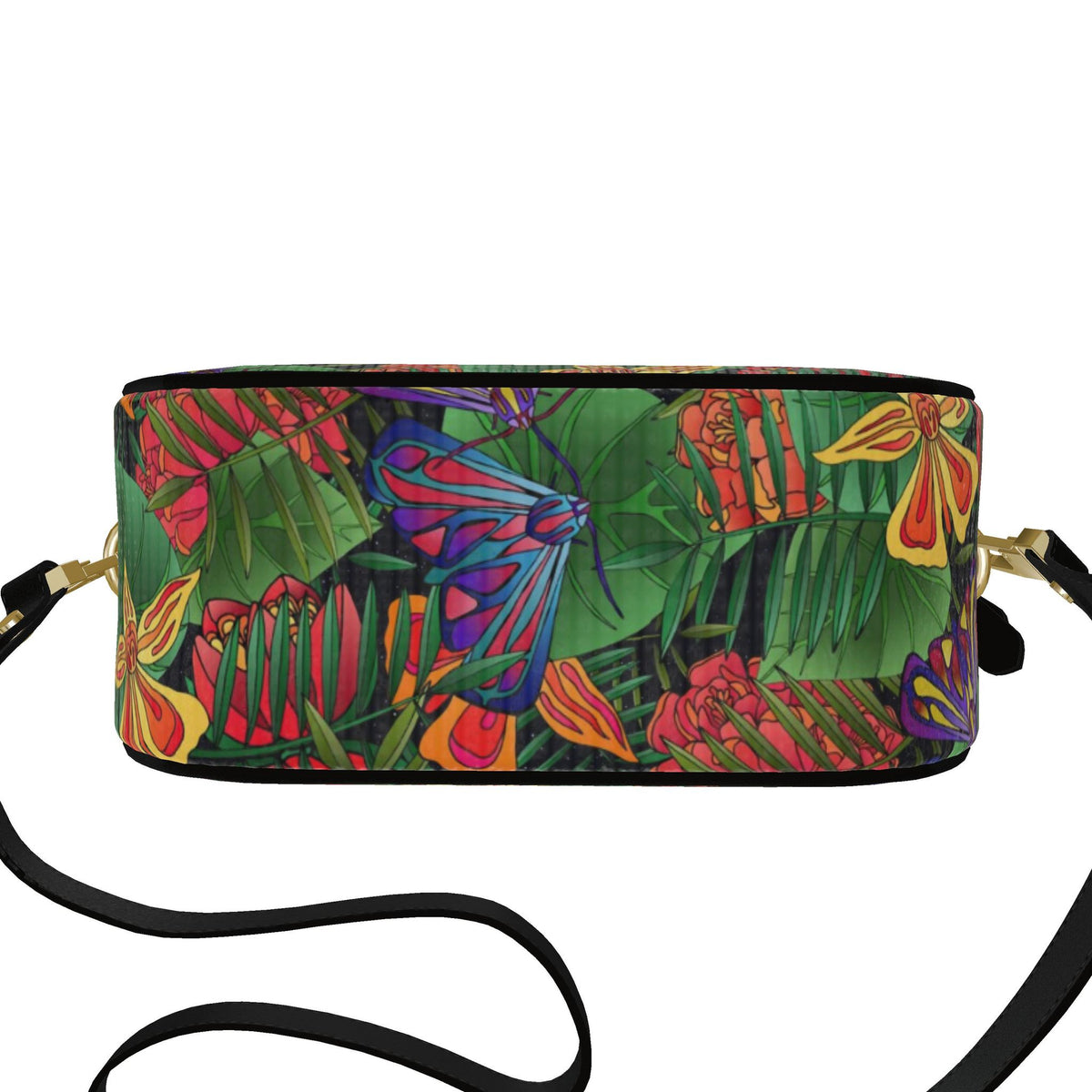 Gumdrop Nappa Leather Bag — Jungle Flower