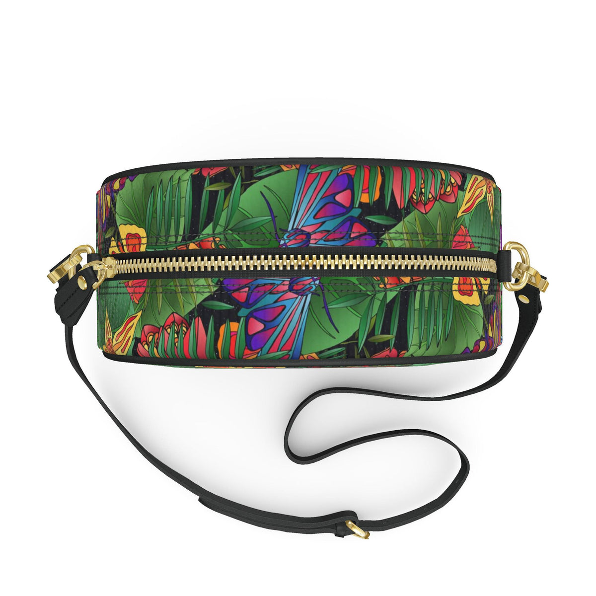 Gumdrop Nappa Leather Bag — Jungle Flower