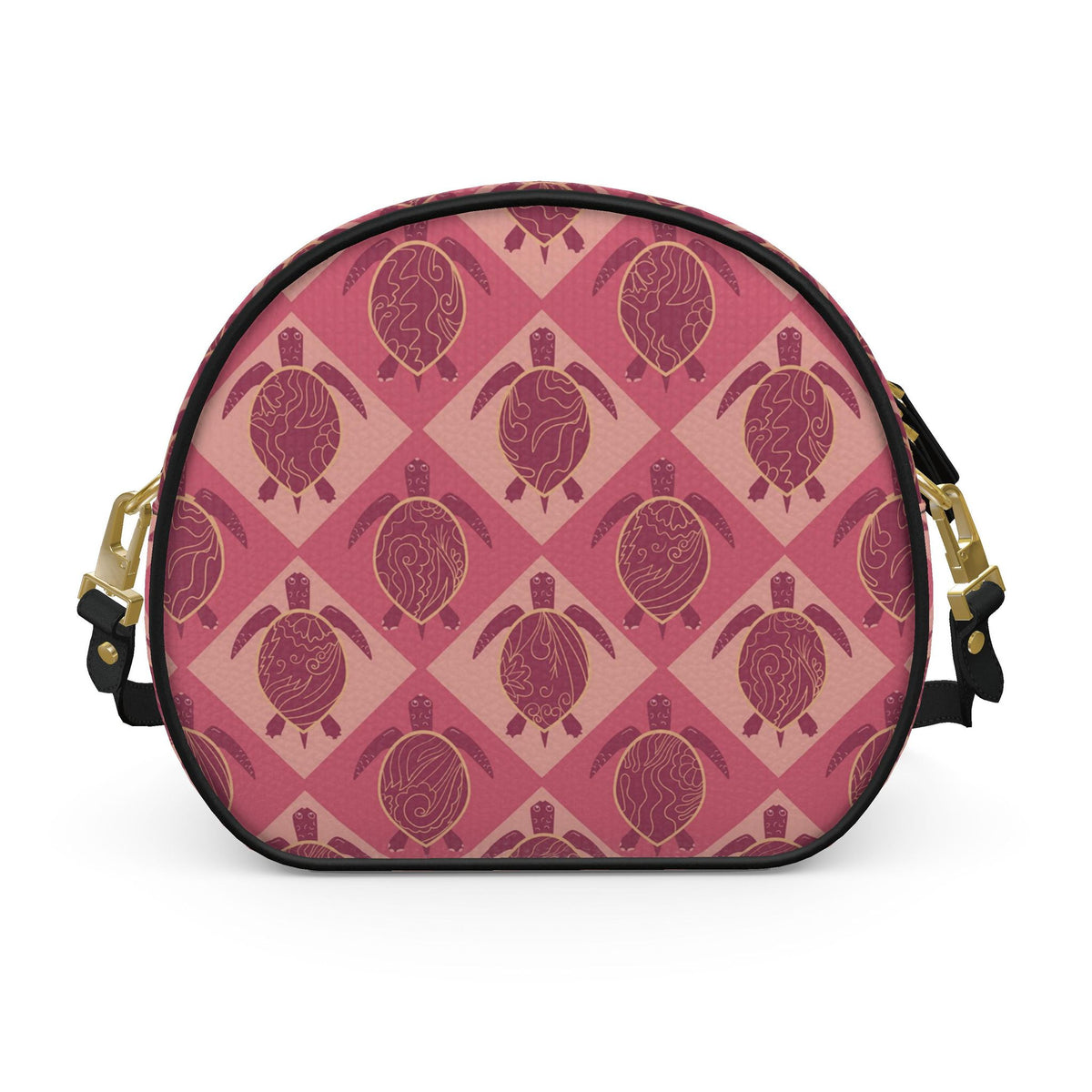 Gumdrop Nappa Leather Bag — Topo Turtles Rosé Tide