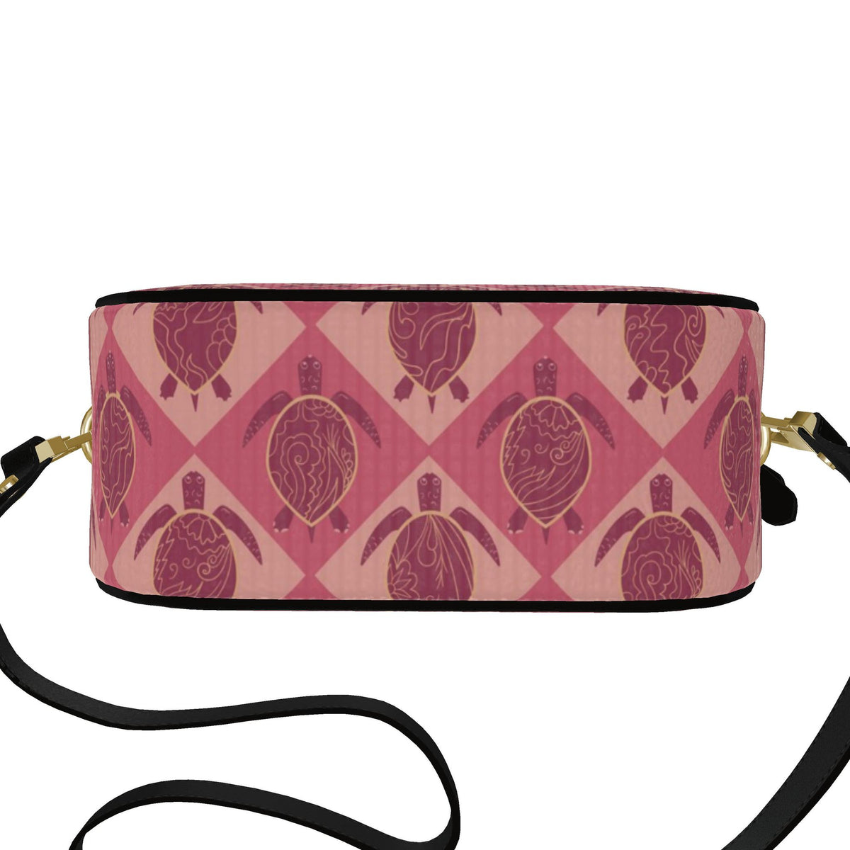 Gumdrop Nappa Leather Bag — Topo Turtles Rosé Tide