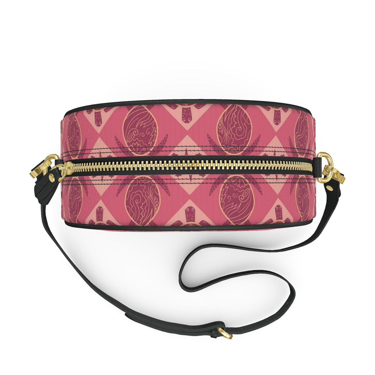 Gumdrop Nappa Leather Bag — Topo Turtles Rosé Tide