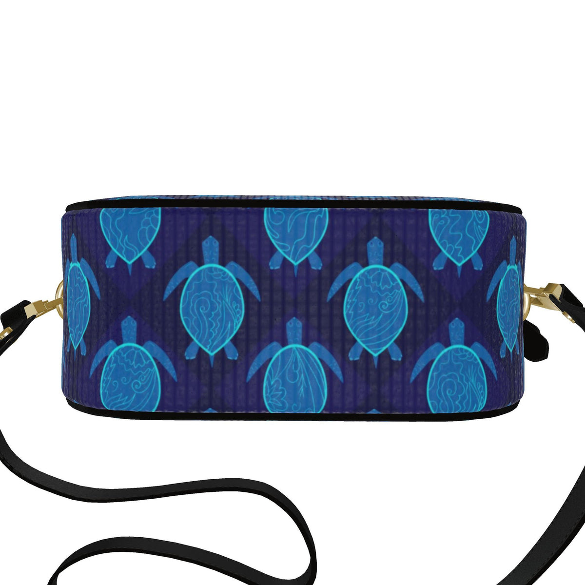Gumdrop Nappa Leather Bag — Topo Turtles Cobalt Tide