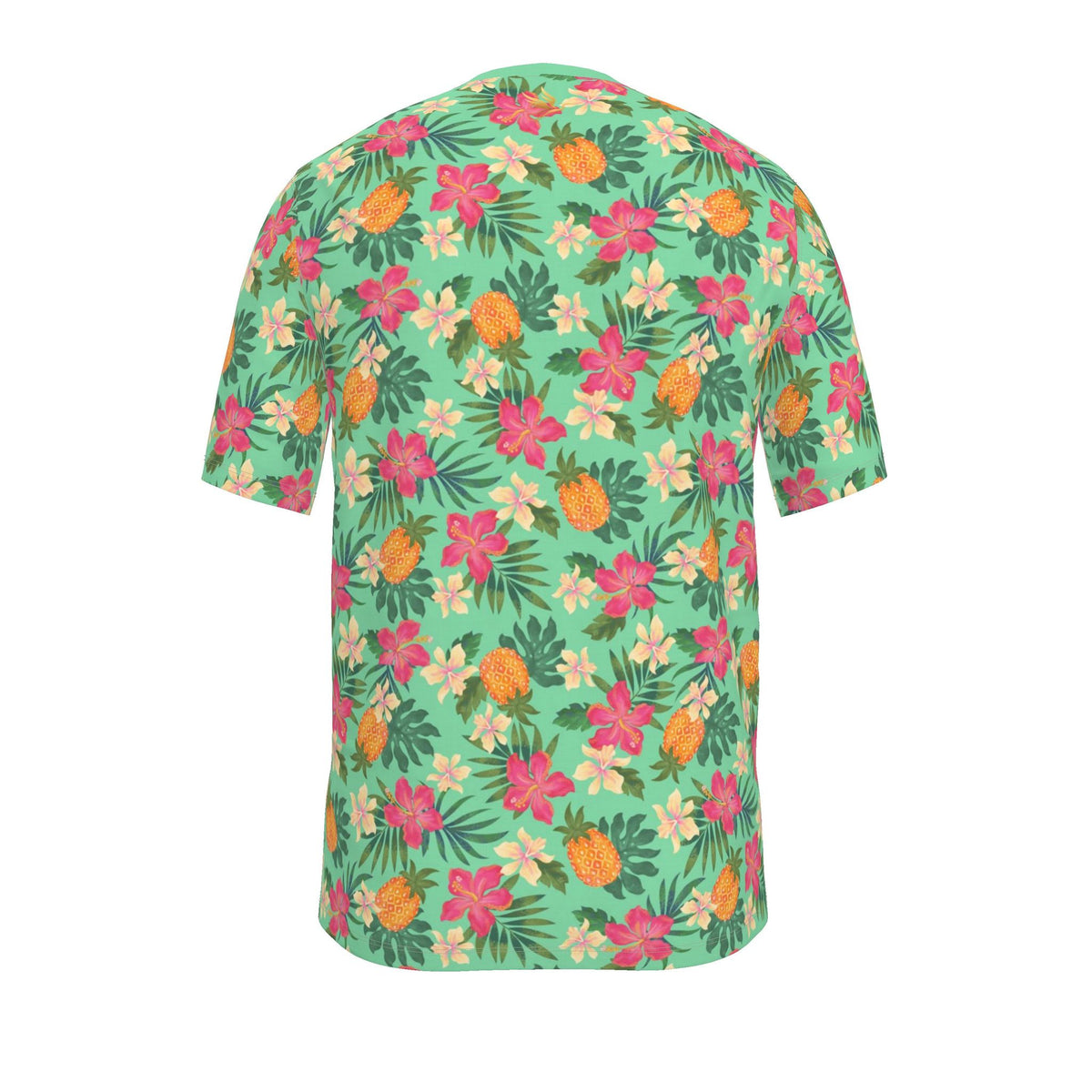 Men's Athletic Crew Neck T-Shirt — Pineapple Paradise Aloe Mist