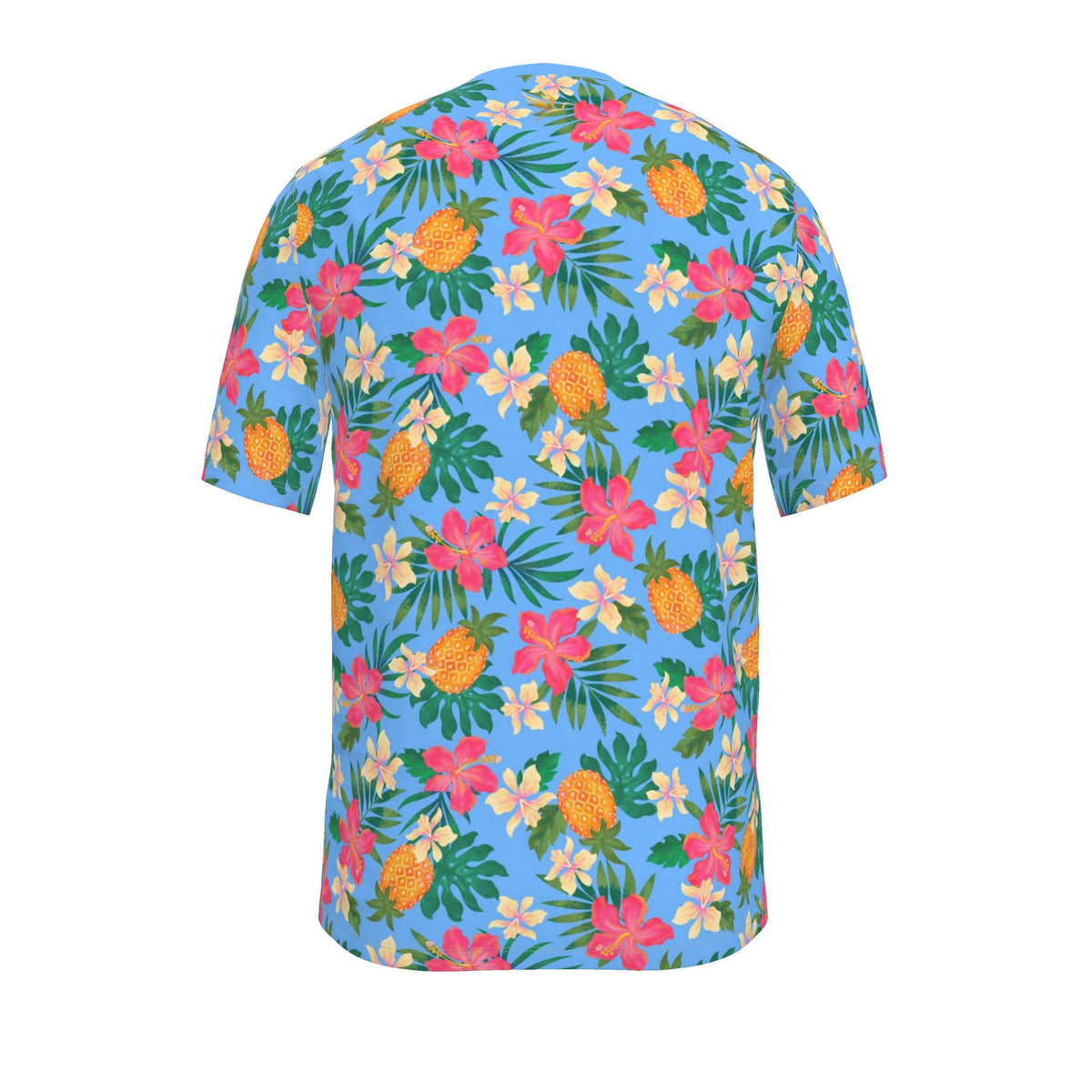 Men's Athletic Crew Neck T-Shirt — Pineapple Paradise Island Breeze