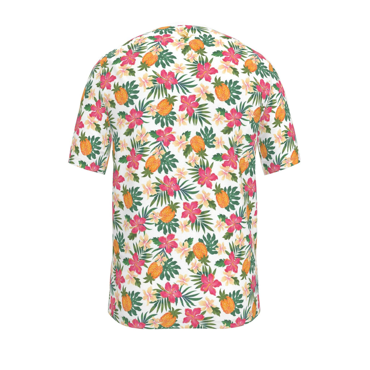 Men's Athletic Crew Neck T-Shirt — Pineapple Paradise Coral Dreams